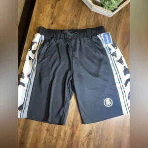 💥NWT Barstool Sports Men’s Basketball Drawstring Black Running Shorts LG